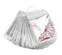 Zkydhbd 50 sacchetti trasparenti sigillanti per perline, 6,9 x 11,9 cm, resistenti all'acqua, per gioielli, accessori, artigianato, organizer
