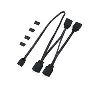 Zkydhbd 5V 3Pin 1 Femmina A 4 Maschio ARGB Splitter Cavo di Estensione Per PC Chassis Case CPU Ventola di Raffreddamento Illuminazione Sincronizzazione Cavo di Estensione Per PC