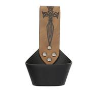 Zkydhbd 6 Pz/set Medievale Rinascimento Costume Set Cuoio DELL'UNITÀ di elaborazione Cintura Bracciali Bracciali Spade Titolare Per Halloween Cosplay, Fodero marrone, Taglia unica