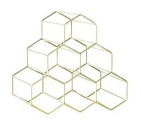 Zkydhbd A nido d'ape Forma Wine Mover Supporto Bottiglia Ornamenti Ferro Vino Display Rack Decorazione Per Creativo Semplice Moda Casa A