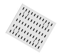 Zkydhbd Accessori di stoccaggio leggeri del pannello forato di capacità elevata per la cucina del bagno della stanza dei giochi Organizzazione pannelli di parete multi funzionale Pegboard scaffalatura