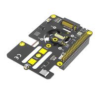 Zkydhbd Adattatore combinato NVME a PCIE con ventola di raffreddamento e LED di scolorimento automatico Scheda di espansione facile da usare Adattatore per scheda di espansione