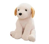 Zkydhbd Adorabile cucciolo di labrador farcito dolce bambola lenitiva morbida confortevole cucciolo bambola educazione precoce giocattolo bambino giocattolo per cucciolo