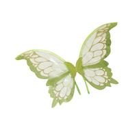 Zkydhbd Ala di farfalla per ragazza Halloween Fairies Wing Costume per donne ragazza bambini compleanno Natale Cosplay mascherata vecchia farfalla
