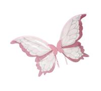 Zkydhbd Ala di farfalla per ragazza Halloween Fairies Wing Costume per donne ragazza bambini compleanno Natale Cosplay mascherata vecchia farfalla