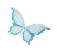 Zkydhbd Ala di farfalla per ragazza Halloween Fairies Wing Costume per donne ragazza bambini compleanno Natale Cosplay mascherata vecchia farfalla