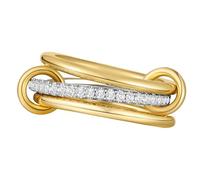 Zkydhbd Anelli di sollievo ansiosi regolabili scintillanti accento di zirconia cubica robusto acciaio titanio gioielli accessorio per le donne impilabili regali per lei, Misura unica, come descritto