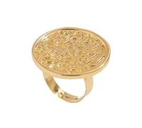 Zkydhbd Anelli geometrici di apertura dei gioielli a mano che offrono un look alla moda per coloro che abbracciano l'individualità anelli geometrici con fiori