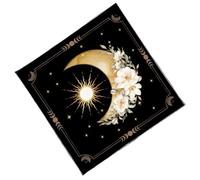 Zkydhbd Artistico Tarocchi Lettura Panno Durabilità Meditazioni Stuoie Occulto Tema Mats Per Meditazioni rituali e spirituali Simbolo Mistico Tarocchi Tessuto Panni