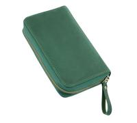 Zkydhbd Astuccio per matite in pelle bovina con particelle aggiuntive, per scrittori e studenti, evidenziando la texture del cavallo selvatico permanente, astuccio in pelle trasportabile per penne da