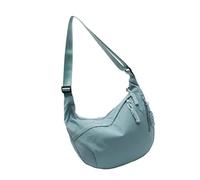 Zkydhbd Borsa a tracolla donna uomo alla moda imbracature borse a mezzaluna multi tasca luna con tracolla regolabile borse a tracolla da donna grande borsa per la spesa a tracolla, Blu, One Size
