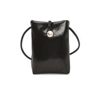 Zkydhbd Borsa a tracolla piccola alla moda PU borsa a tracolla organizer compatta borsa a tracolla casual per viaggi e abiti casual spaziosa borsa a tracolla interna, Nero , One Size