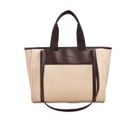 Zkydhbd Borsa a tracolla semplice Borse Vintage Moda Secchio Tote Casual Shopping Grande Capacità Pendolarismo Lavoro Secchio Tote Donna Borsa Shopping Messenger, Caff, One Size