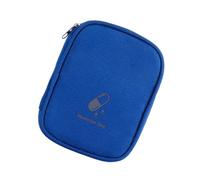 Zkydhbd Borsa da viaggio per il primo soccorso, vuota, con scomparti multipli, piccole tasche per primo soccorso con cerniera, pratica tasca per pillole, Blu, Bellezza di massa