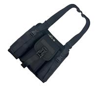 Zkydhbd Borsa multifunzionale con portabottiglie d'acqua per riporre gli attrezzi tattici per sport al petto per escursionismo campeggio sport Crossbody petto con porta bottiglia d'acqua strumento di