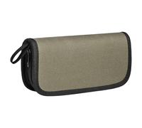 Zkydhbd Borsa organizer per ami da pesca, con paillettes, borsa per esche da mosca e spinner, custodia per il trasporto di esche da mosca, con cerniere, Multicolore, S