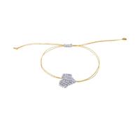 Zkydhbd Braccialetti intrecciati con spago d'amore, realizzati artigianalmente, design a forma di cuore, comodi gioielli unisex per coppia da indossare tutti i giorni, Misura unica, come descritto