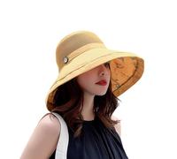 Zkydhbd Cappello da sole pieghevole cappello da spiaggia traspirante pescatore elegante parasole cappelli da pesca a tesa larga protezioni solari pieghevole spiaggia parasole cappelli da pesca alla