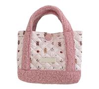 Zkydhbd Cartoon Bear Shopping Bag per le donne e la ragazza Borsa di grande capacità All-Matching Mummia Moda Top Handle Donne Cartoon Bear Borsa All-matching Daily Fashion Shopping, Piccolo Orso