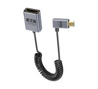 Zkydhbd Cavo a spirale della macchina fotografica di versione 2.1 Microed alla trasmissione standard 8K60Hz 48Gbps Supporta la struttura dinamica HDRCoaxial dinamica