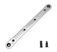 Zkydhbd Chiave offset per impieghi gravosi con adattatori per azionamento quadrato da 1/4" e 3/8" per meccanica a spazi ristretti (120 Nm) chiave a cricchetto per spazi stretti