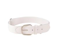 Zkydhbd Cintura elastica per bambini Softball regolabile baseball sport all'aperto stretch per ragazzi e ragazze baseball elastico in vita con fibbia regolabile Softball per bambini, bianco, Taglia