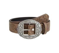 Zkydhbd Cintura in rilievo Cintura in Metallo Fibbia PU Ampio Cappotto Regolabile Abito Femminile Ampia Cintura Etnica Blocco Street Donne Pelle, Sole argento antico b, Taglia unica