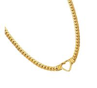 Zkydhbd Collana con ciondolo a forma di cuore, in acciaio inox, per esprimere l'amore, Misura unica, come descritto, come descritto