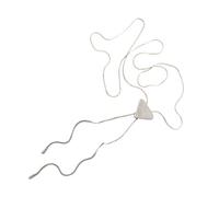 Zkydhbd Collana con ciondolo geometrico scorrevole in lega facile da usare con diverse opzioni di stile con catena geometrica per le donne, Misura unica, come descritto, come descritto