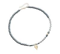 Zkydhbd Collana con perline colorate, collana a catena regolabile, elegante gioiello per il collo, adatto per donne e ragazze