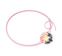 Zkydhbd Collana girocollo con lacci, catena in vita con fiori in pizzo, da donna, ragazza, sposa, festa di nozze, catena per il corpo, festival, Halloween, cintura in vita per abiti da donna
