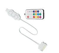 Zkydhbd Controller manuale del pulsante per effetti di illuminazione ARGB con 5V 3Pin per la personalizzazione del caso del PC Pulsante manuale del controller ARGB Bianco