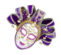 Zkydhbd Costume in maschera vintage veneziani giullari carnevale cosplay festa di Halloween per donne uomini veneziani