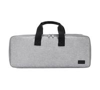 Zkydhbd Custodia per tastiere da viaggio con imbottitura interna in schiuma e tasche multiple per cavi, accessori dal design portatile, grigio, L, Bellezza di massa