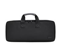 Zkydhbd Custodia per tastiere da viaggio con imbottitura interna in schiuma e tasche multiple per cavi, accessori dal design portatile, Nero , L, Bellezza di massa