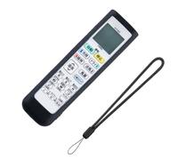 Zkydhbd Custodia protettiva in silicone per telecomando antidop con cordino per accessori di controllo dell'aria condizionata copertura protettiva completa