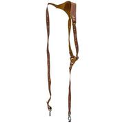 Zkydhbd Doppia fotocamera imbracatura Strap Holder per fotografi usura comoda sinistra/destra/doppia imbracatura in pelle spalla, spalla sinistra, Taglia unica