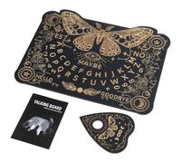 Zkydhbd Dowsing Divinazione Board su un solo lato Divinazione Consiglio Messaggio Metafisico Messaggio Legno Intagliato Comunicazione