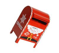 Zkydhbd Elegante cassetta delle lettere in ferro battuto, decorazione per le vacanze, resistente alle intemperie, design antiruggine per casa, giardino, Natale, vacanze, portici, decorazione cassetta