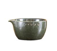 Zkydhbd Elegante ciotola giapponese in ceramica per tritacarne aglio per una separazione efficiente delle foglie e cucina moderna design macina aglio gadget da cucina separatore foglie efficiente