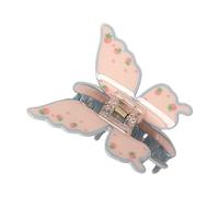 Zkydhbd Elegante clip per capelli in acrilico giocoso motivo a scacchi Bowknot disegni morsetto per capelli per donne e ragazze in avanti alla moda