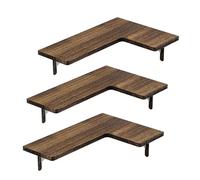 Zkydhbd Elegante mensola angolare montata a parete mensola angolare galleggiante mensola portatile in legno mensole per decorazioni domestiche mensole in legno