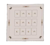 Zkydhbd Elegante tovaglia in velluto portatile per divinazione con opere d'arte mistiche per meditazioni spirituali e decorazione della casa, lavabile in lavatrice