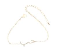 Zkydhbd Eleganti braccialetti arabi con messaggio d'amore per donne ispirati all'Islam, gioielli portatili per San Valentino e anniversari