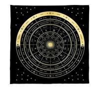 Zkydhbd Forma quadrata Pendolo Divinazioni Mat Tovaglia Gioco da Tavolo Pad Carta Da Tavolo Metafisica Gioco Da Tavolo Pendolo Per Divinazioni Tarocchi Carta Panno Per La Lettura