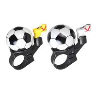 Zkydhbd Forte Crisps Biciclette Campane In Lega di Alluminio Bici Suono Chiaro Calcio Per Manubrio Montagna Disegni Calcio Per Manubrio Manubrio Allarme Manubrio Horn