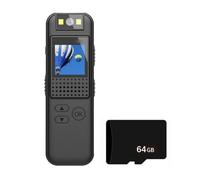 Zkydhbd Fotocamera digitale 1080P Registratore Portatile Piccolo Ad Alta Definizione Notte Grandangolare Mount Moto Record Device Video Fotografia Attrezzature Gadget