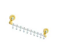 Zkydhbd Gancio da parete scorrevole regolabile con ventosa sicura Design accessorio per l'organizzazione domestica Uso regolabile scorrevole Organizzatori gancio
