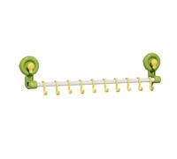 Zkydhbd Gancio da parete scorrevole regolabile con ventosa sicura Design accessorio per l'organizzazione domestica Uso regolabile scorrevole Organizzatori gancio