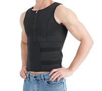 Zkydhbd Gilet da uomo Sauna Corsetto Vita Trainer Body Top Shapewear Dimagrante Gilet Allenamento Tuta per il grasso della pancia dimagrante allenamento in palestra